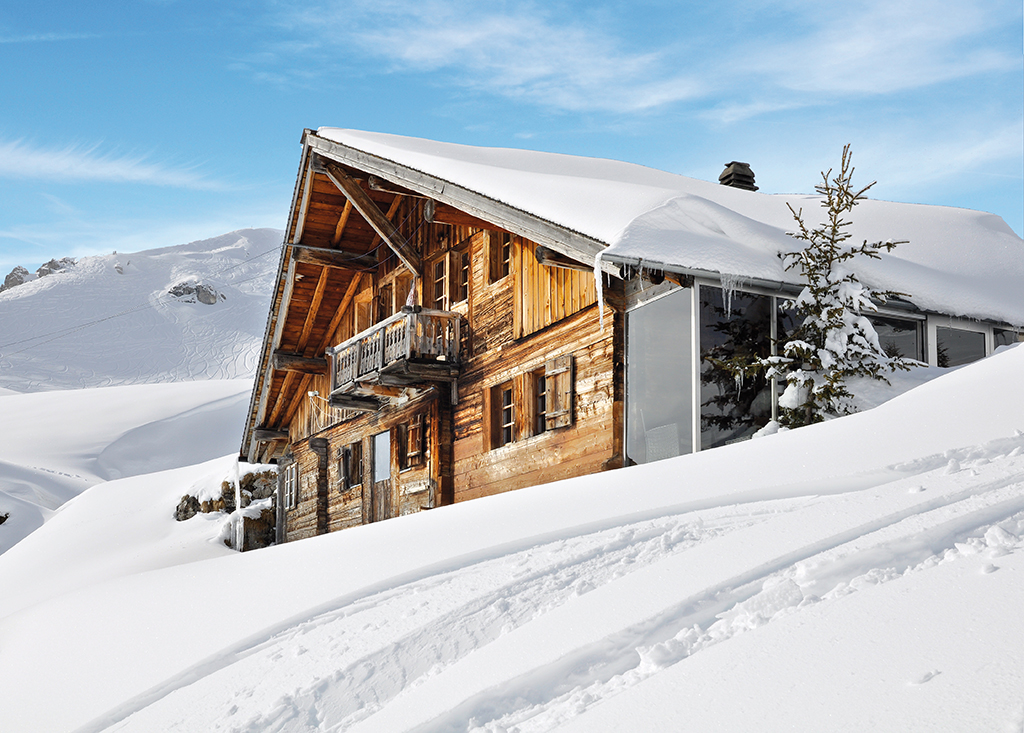 Skihütte 1-8 Pers. Ferienhaus in der Schweiz